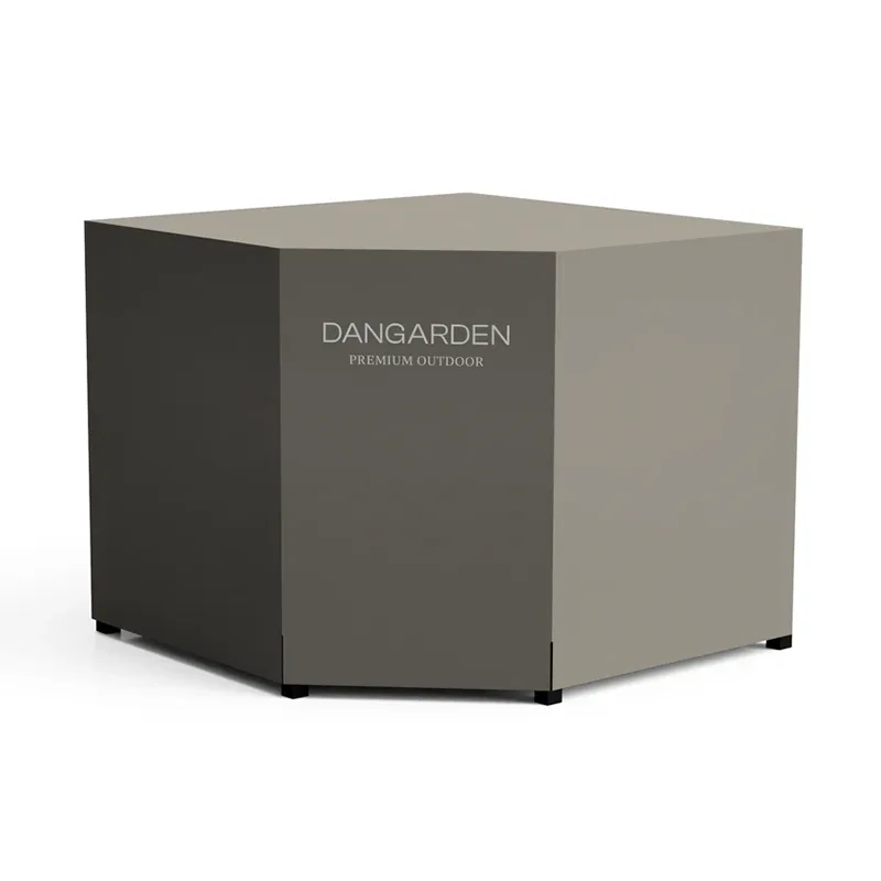 Beige Uteskap Vanntett Deksel