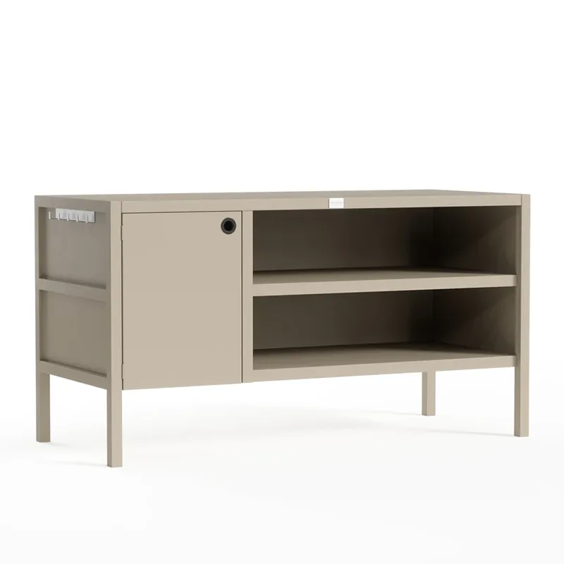 Dobbeltlags utendørs kjøkkenskap med dør